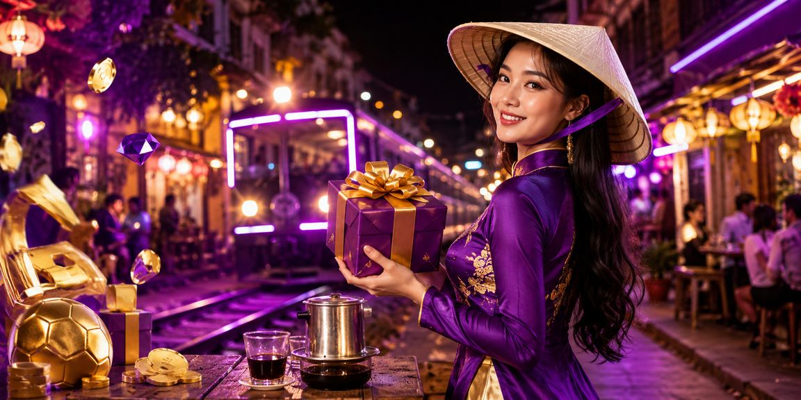 Người dùng Hà Nội nhận bonus VIP với biểu tượng nón lá Việt Nam truyền thống